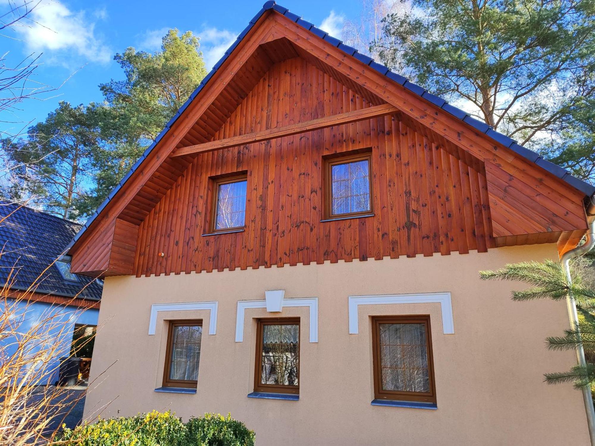 Chaty Kolodeje - Ubytovani U Reky V Soukromem Arealu-Orange Kolodeje nad Luznici Exterior foto